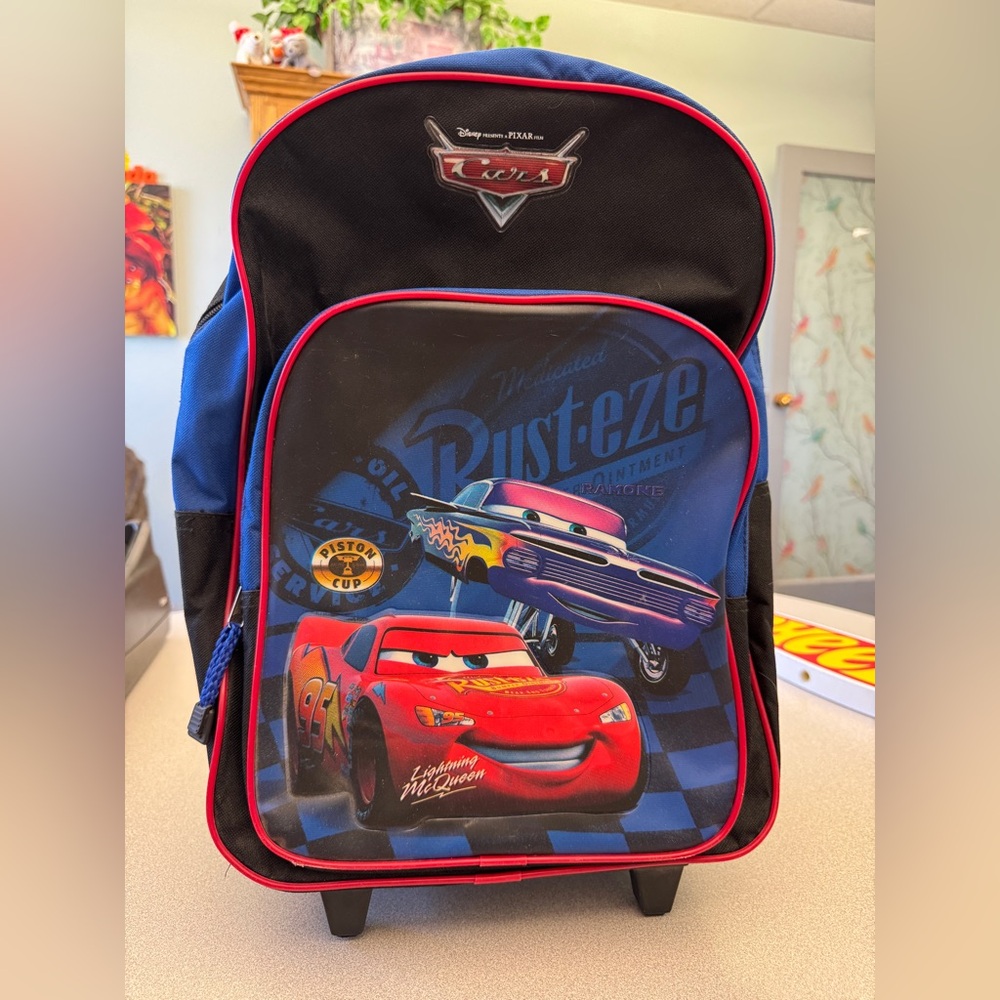 Disney Cars Backpack with Lightning McQueen and Friends